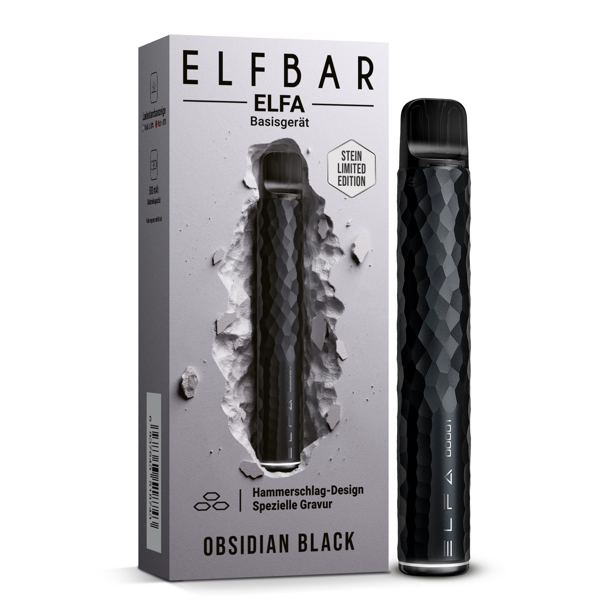 Elf Bar ELFA CP Basisgerät Stein Limited Edition OBSIDIAN BLACK