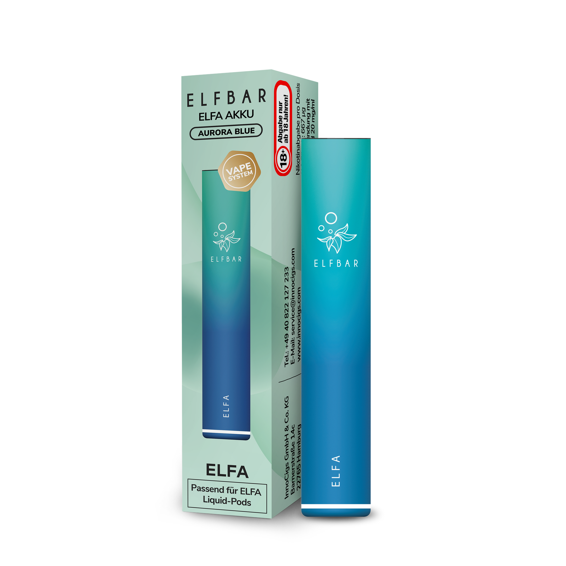 Elfbar ELFA Basisgerät AURORA BLUE