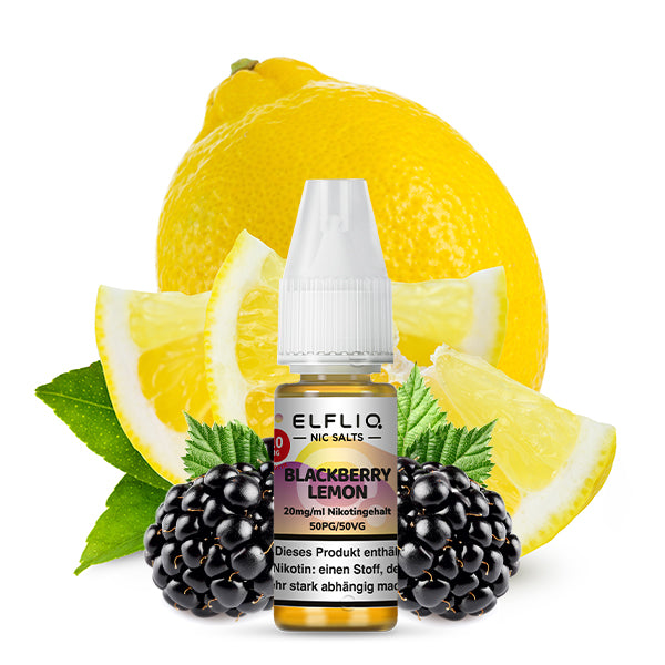 Elfbar ELFLIQ 20mg/ml Nikotinsalz Liquid Blackberry Lemon (Steuerbanderole 2025)