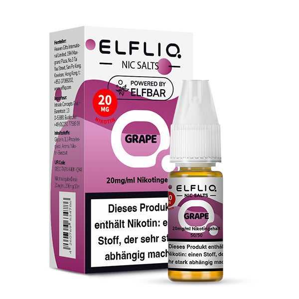 Elfbar ELFLIQ 20mg/ml Nikotinsalz Liquid Grape
