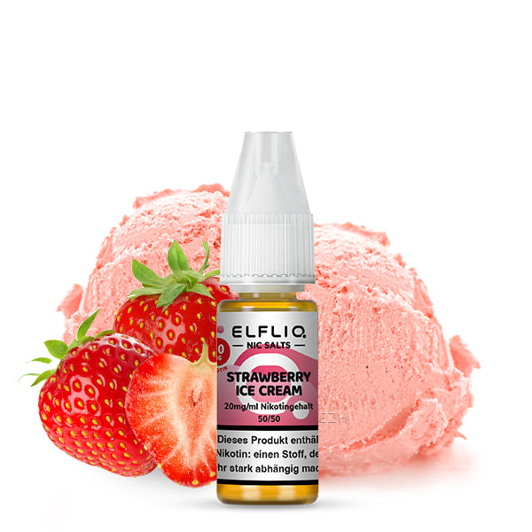 Elfbar ELFLIQ 20mg/ml Nikotinsalz Liquid Strawberry Ice Cream