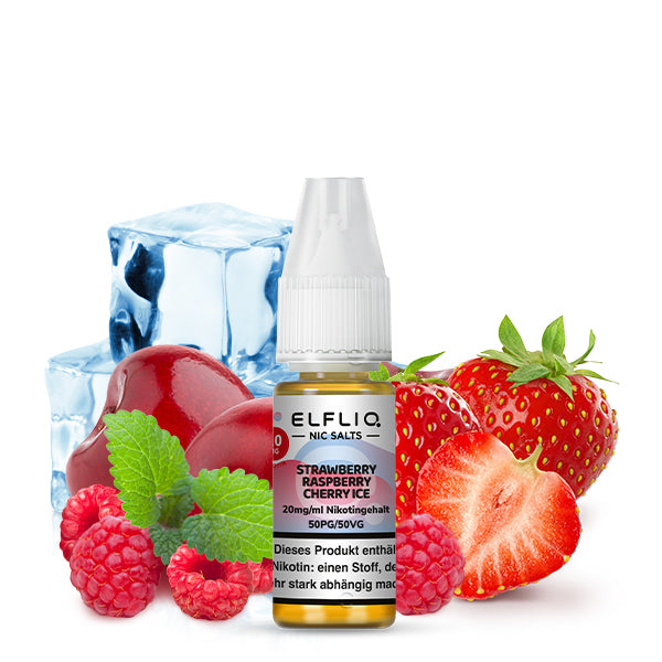 Elfbar ELFLIQ 20mg/ml Nikotinsalz Liquid Strawberry Raspberry Cherry Ice