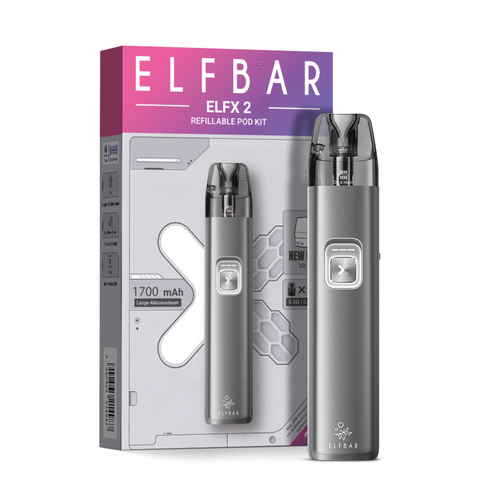 Elfbar ELFX 2 Refillable Kit Space Grey