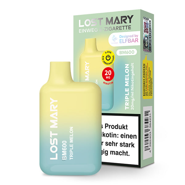 E-Zigarette Elf Bar Lost Mary BM600 CP TRIPLE MELON 20mg Nikotin 600