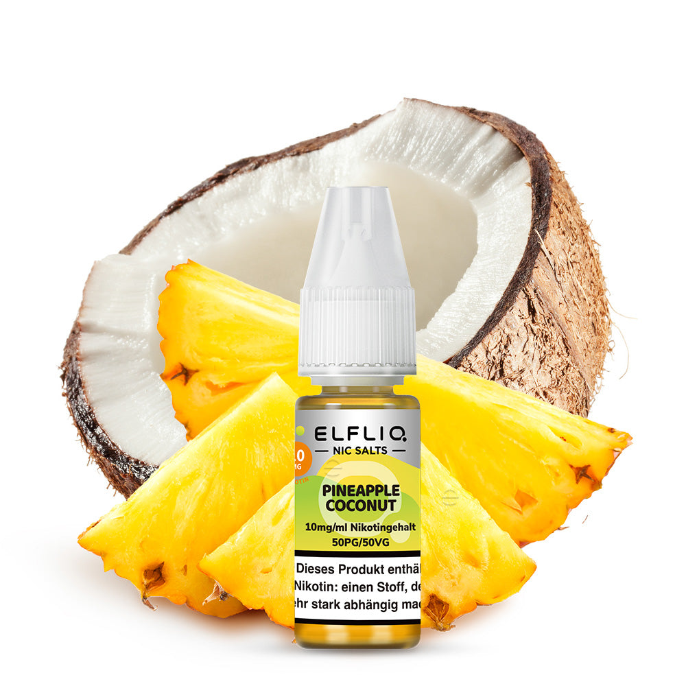 Elfbar ELFLIQ 10mg/ml Nikotinsalz Liquid Pineapple Coconut