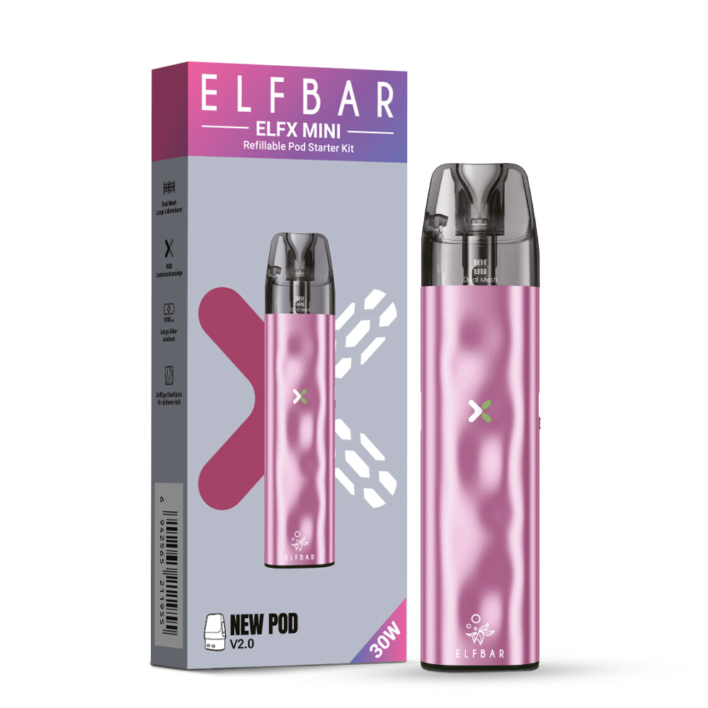 Elfbar ELFX Mini Refillable Kit Pink