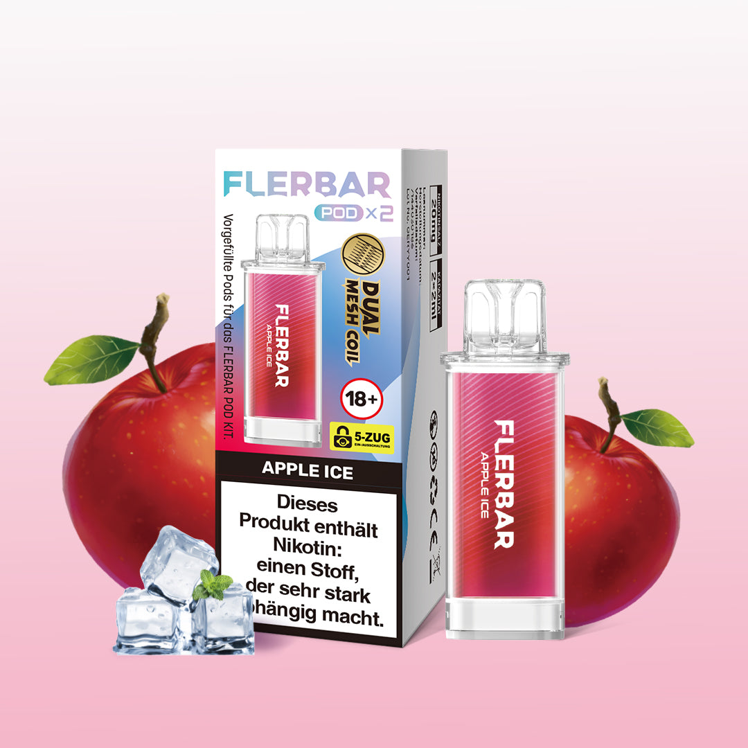 Flerbar Prefilled Pod Apple Ice 20mg Nikotin 600