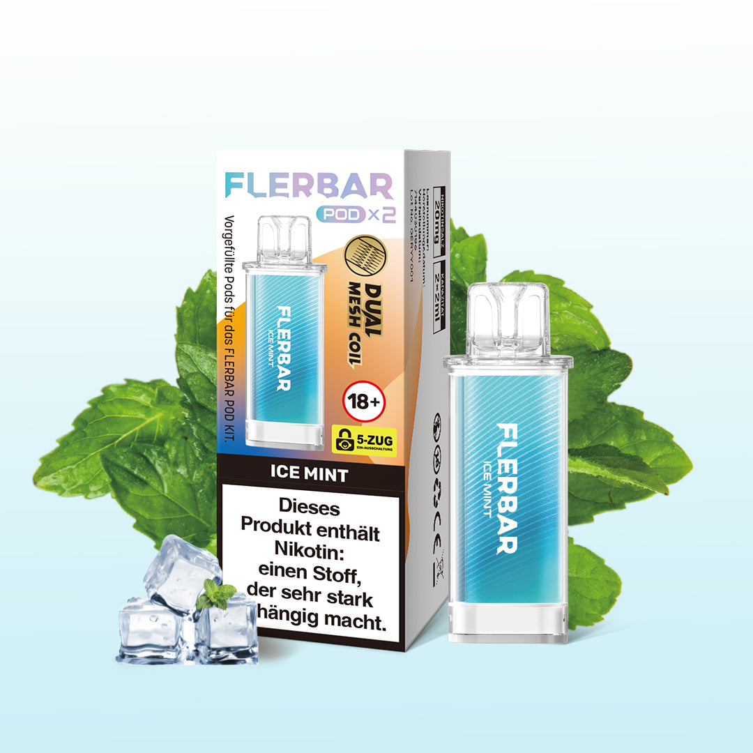 Flerbar Prefilled Pod Ice Mint 20mg Nikotin 600