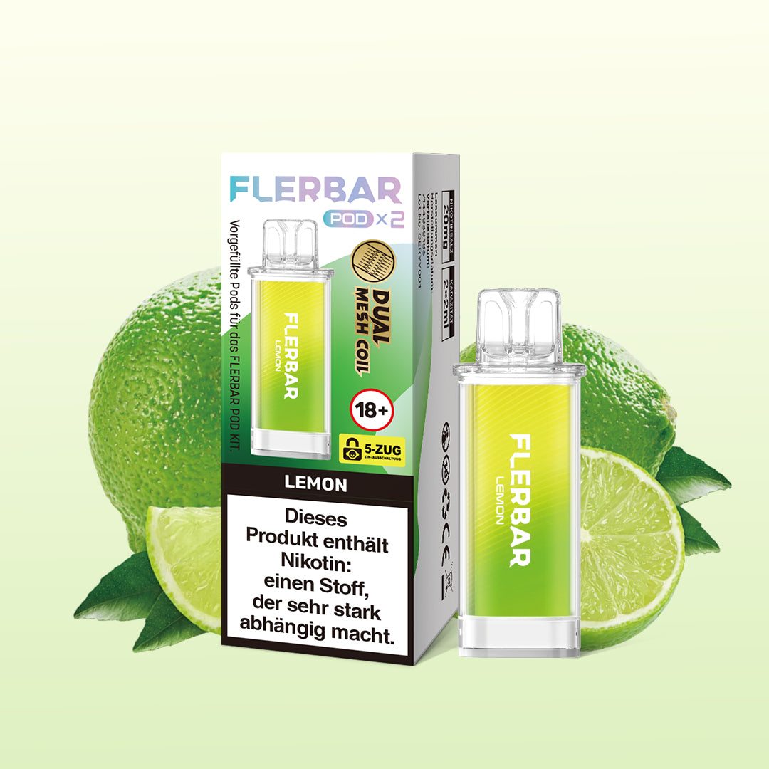 Flerbar Prefilled Pod Lemon 20mg Nikotin 600