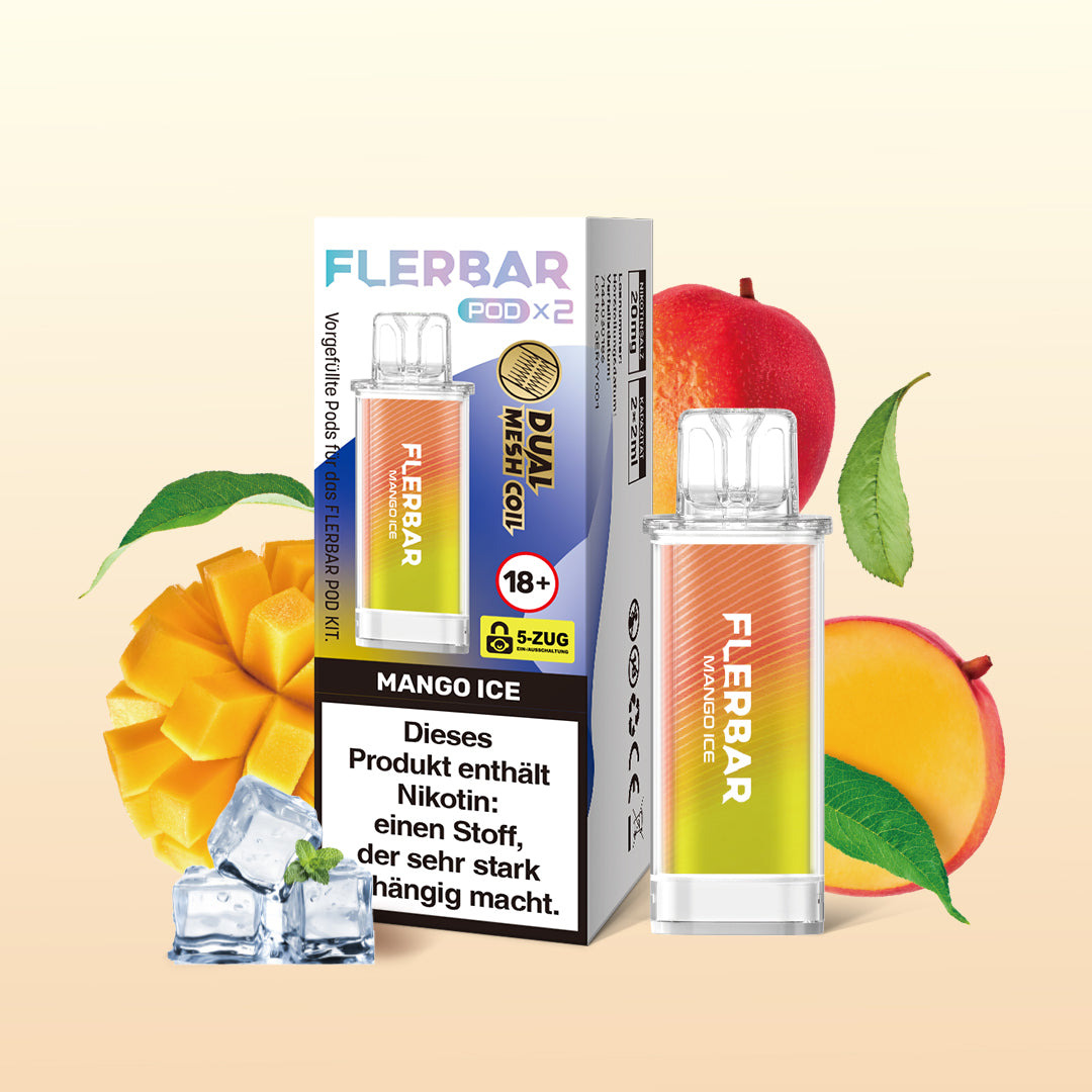 Flerbar Prefilled Pod Mango Ice 20mg Nikotin 600