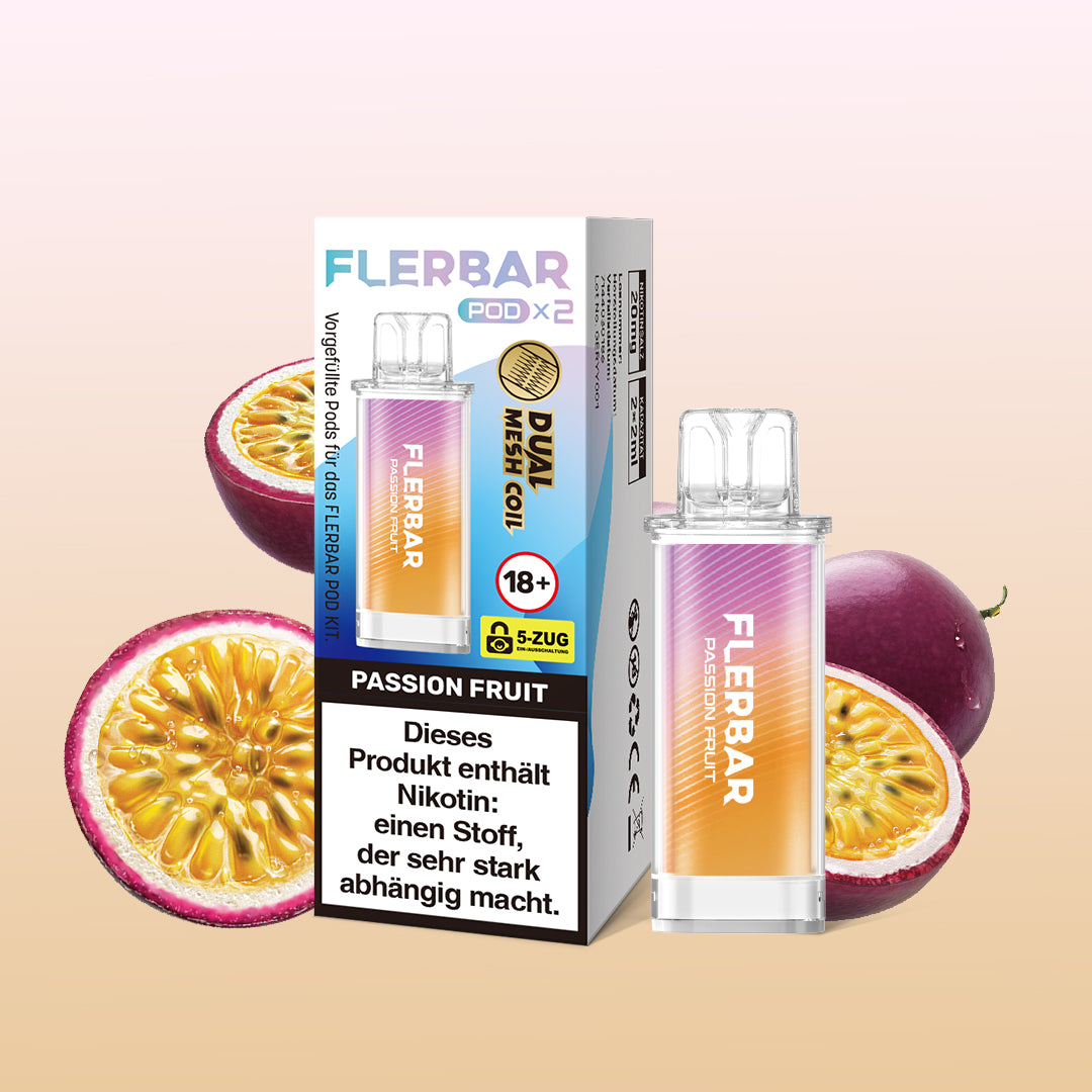 Flerbar Prefilled Pod Passion Fruit 20mg Nikotin 600