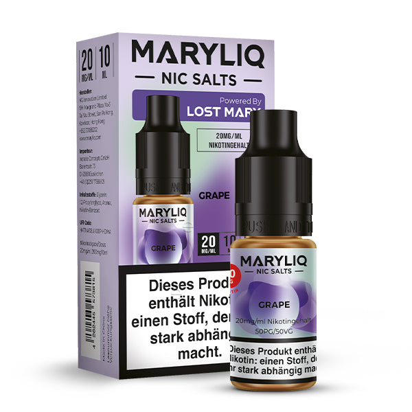 Lost Mary 10ml Liquid 20mg Nikotinsalz Maryliq Grape