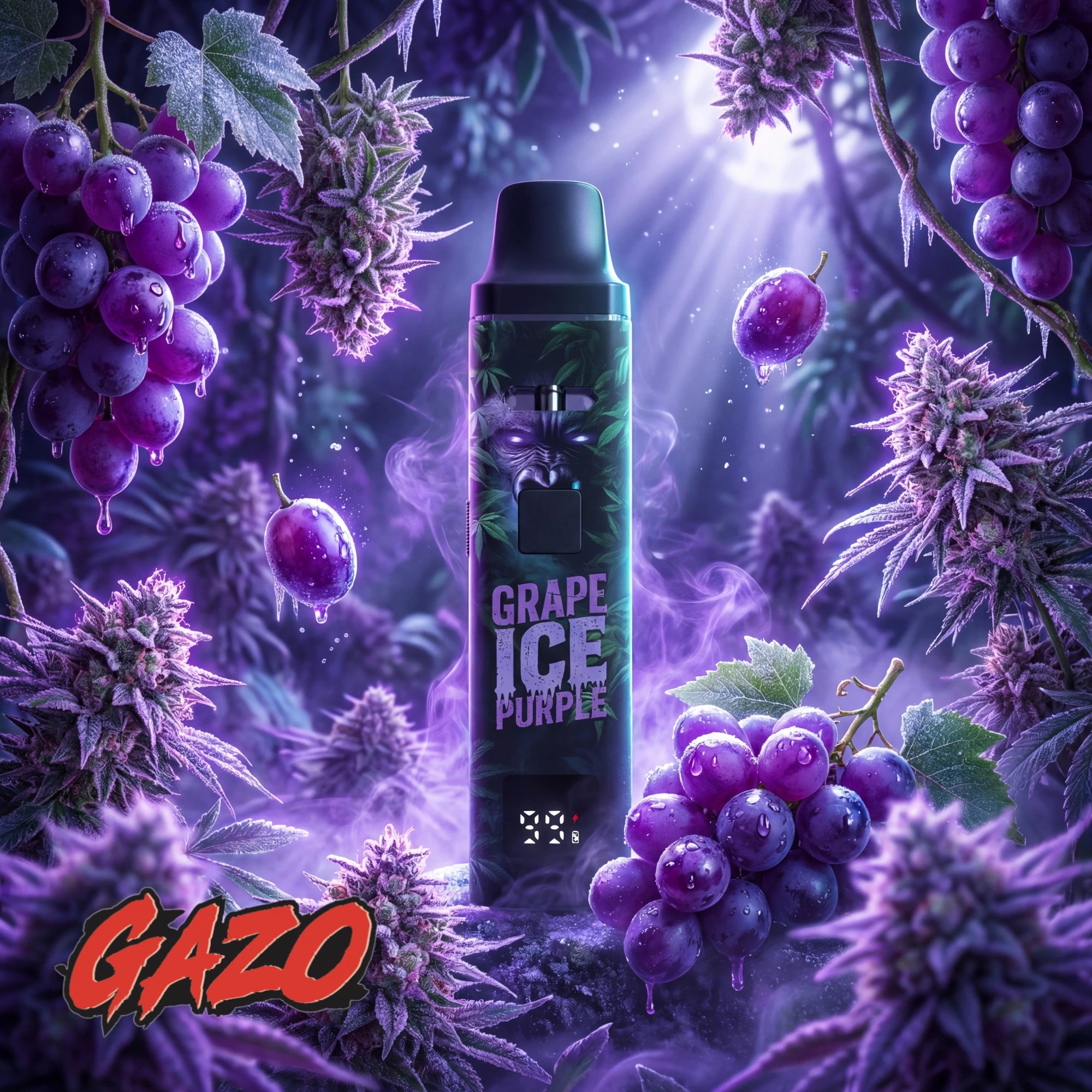 GAZO VAPE – H3BTA „Grape Ice“ (Grape Ice) – 1ml CRD