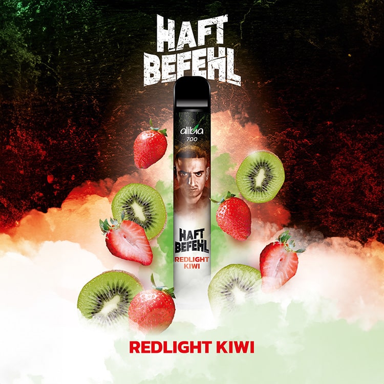 E-Zigarette Haftbefehl Red Light Kiwi 20mg Nikotin  700