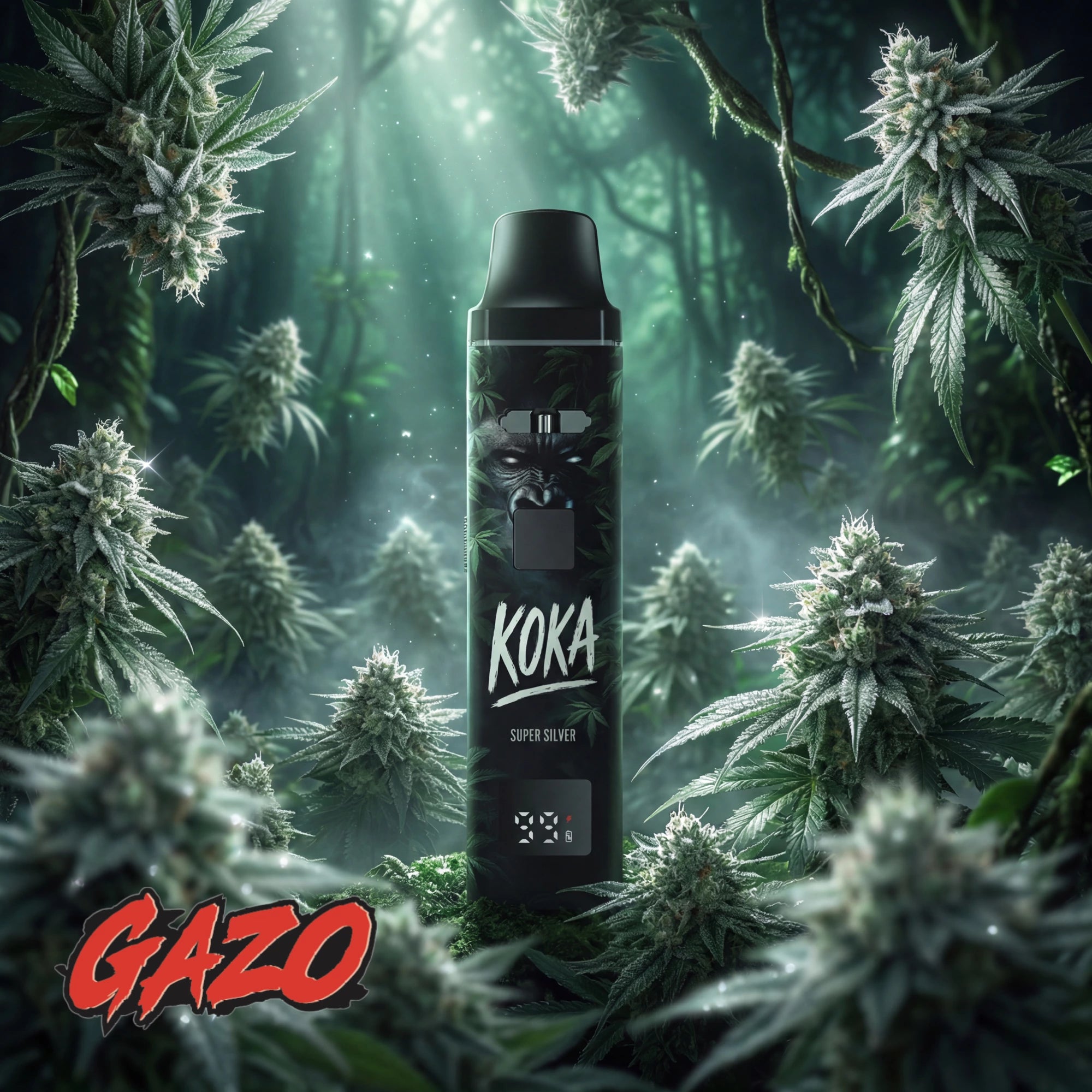 GAZO VAPE – H3BTA „Koka“ (Super Silver Haze) – 1ml CRD