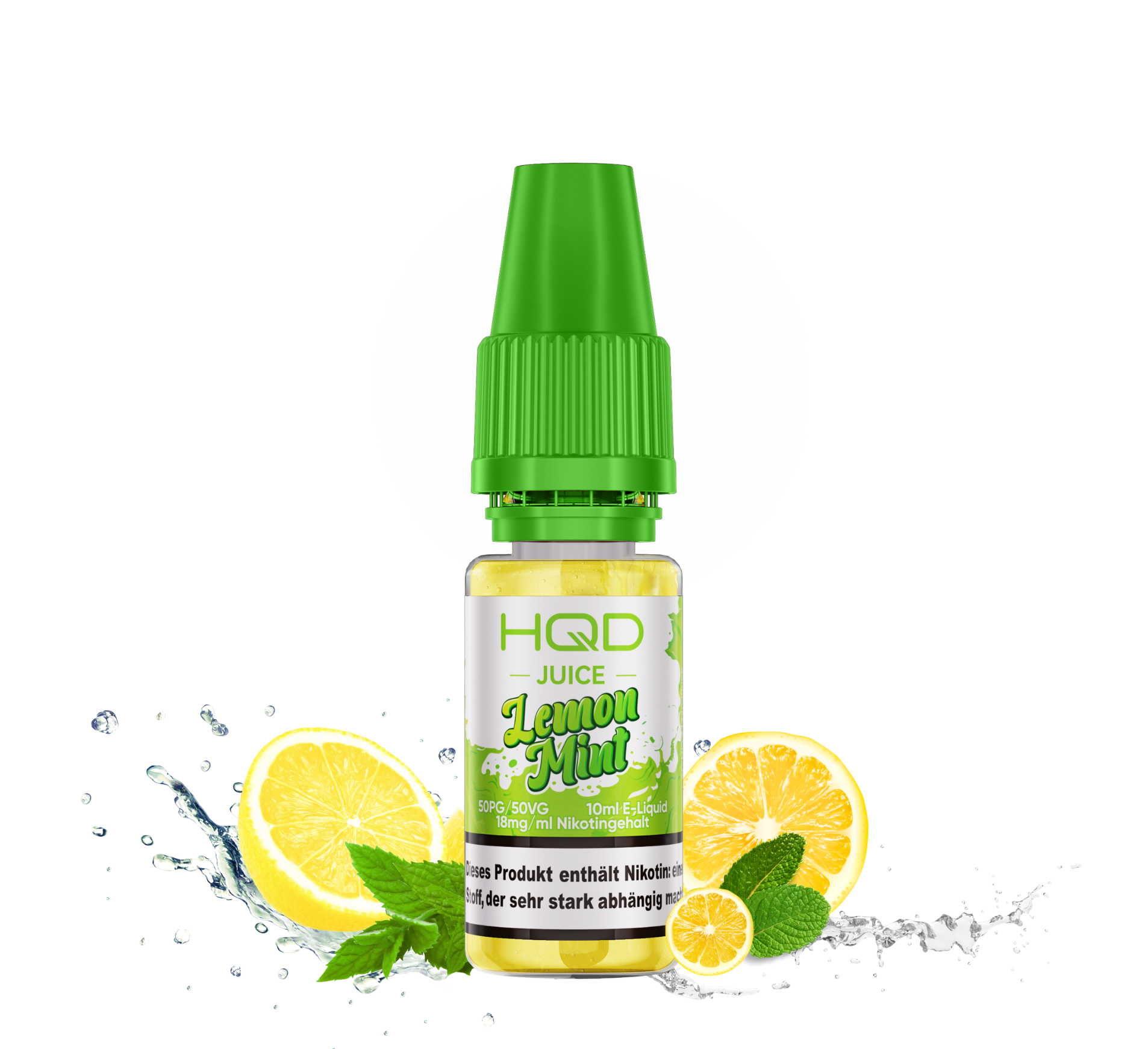 HQD Juice Lemon Mint 10ml Liquid 18mg Nikotin