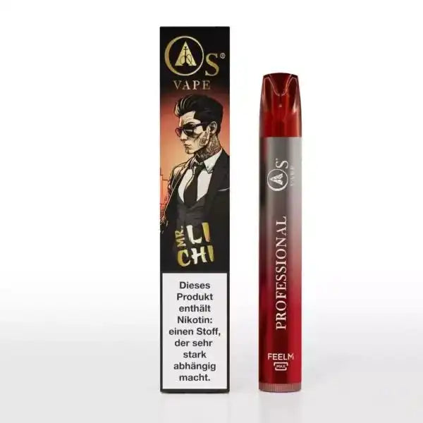 E-Zigarette O's Mr. Li Chi 20mg Nikotin 750