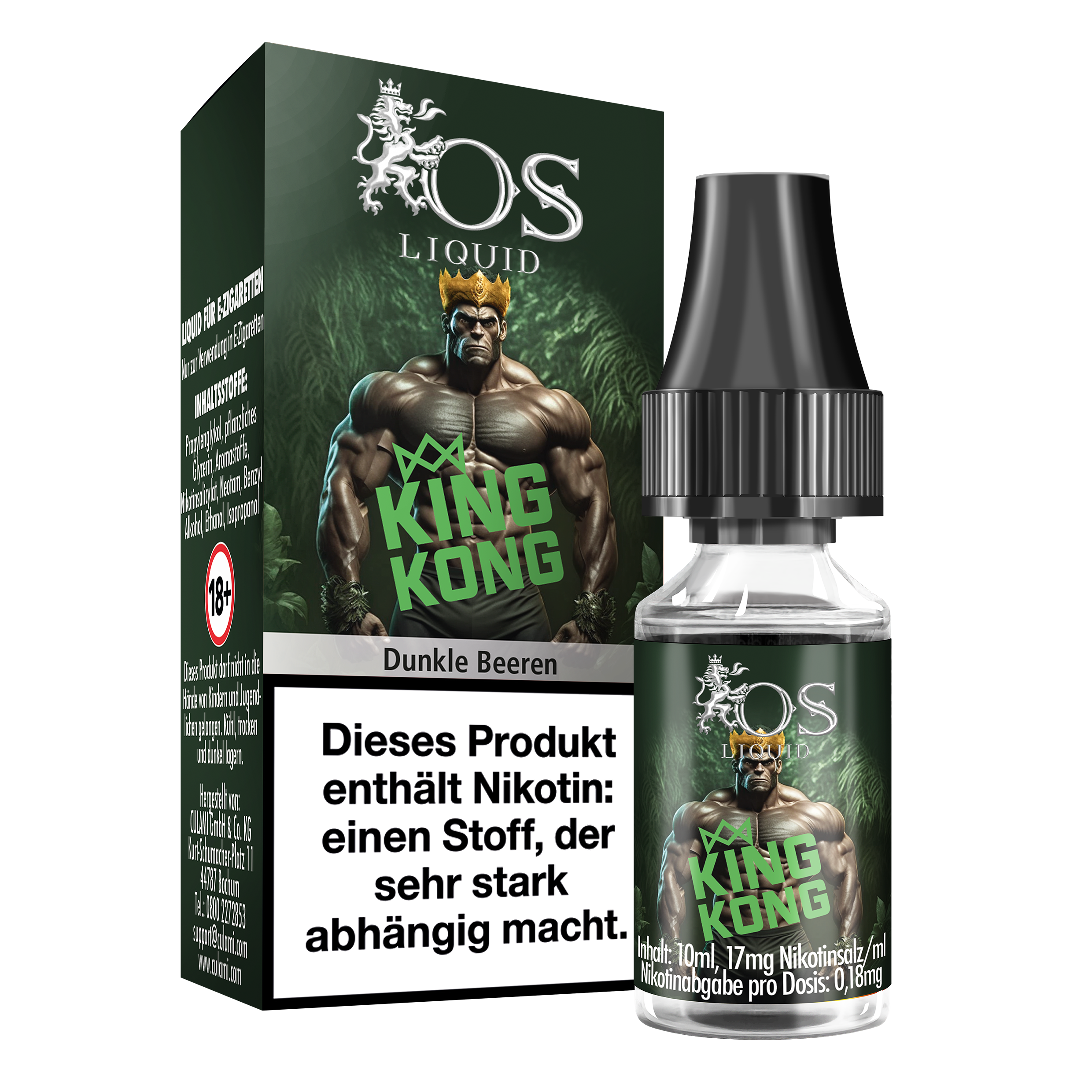 Os King Kong 10ml Liquid 17mg Nikotin