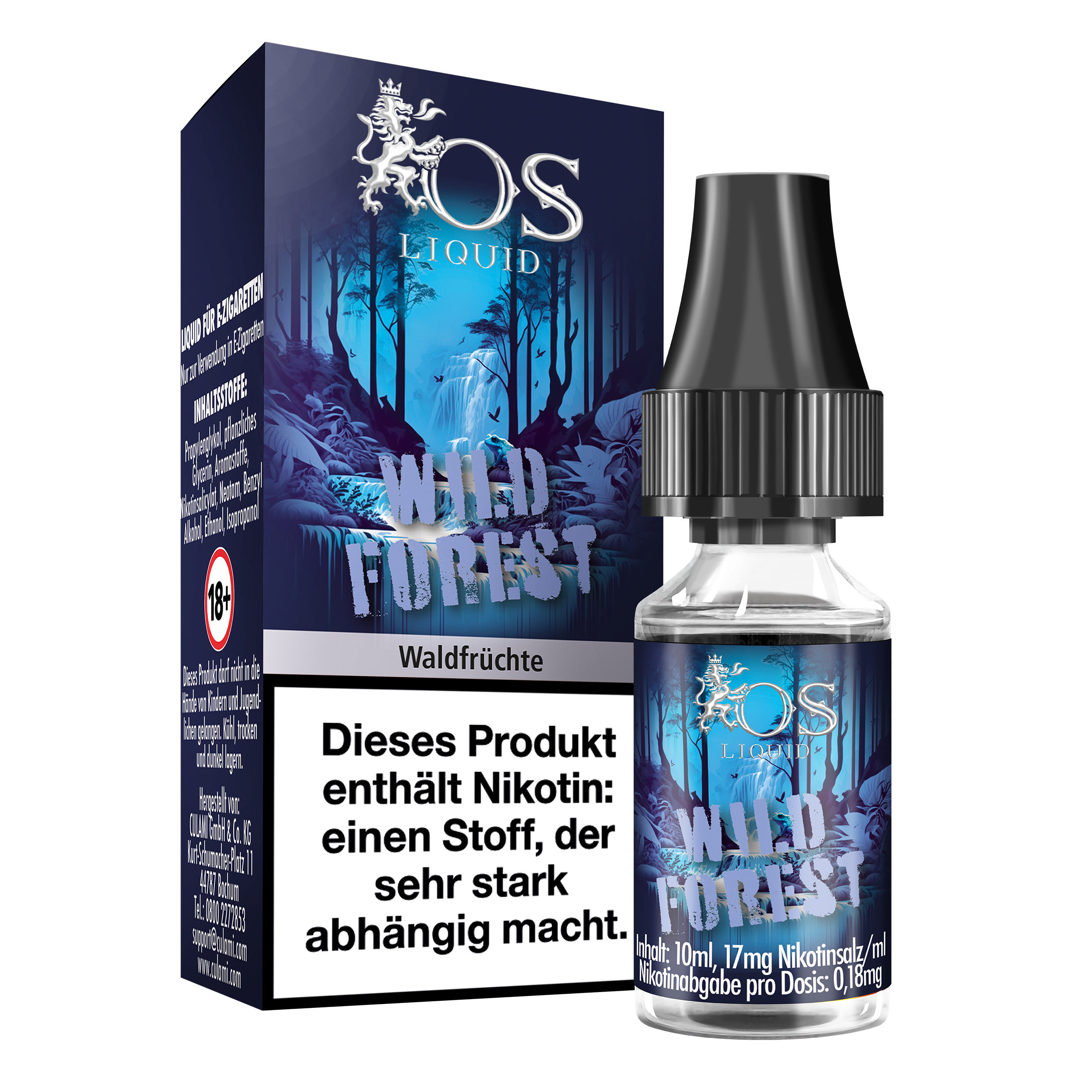 Os Wild Forest 10ml Liquid 17mg Nikotin