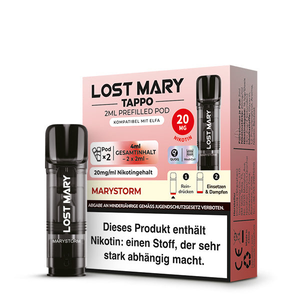 Lost Mary Tappo Pods Marystorm 20mg Nikotin