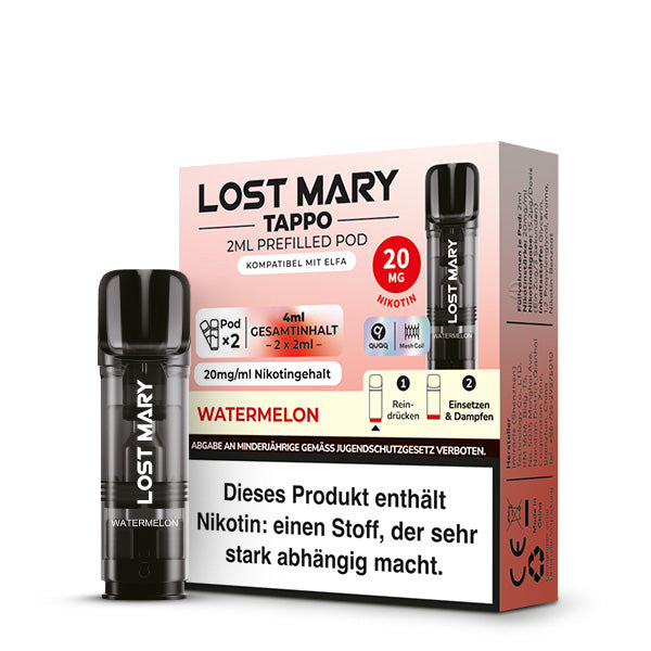 Lost Mary Tappo Pods Watermelon 20mg Nikotin