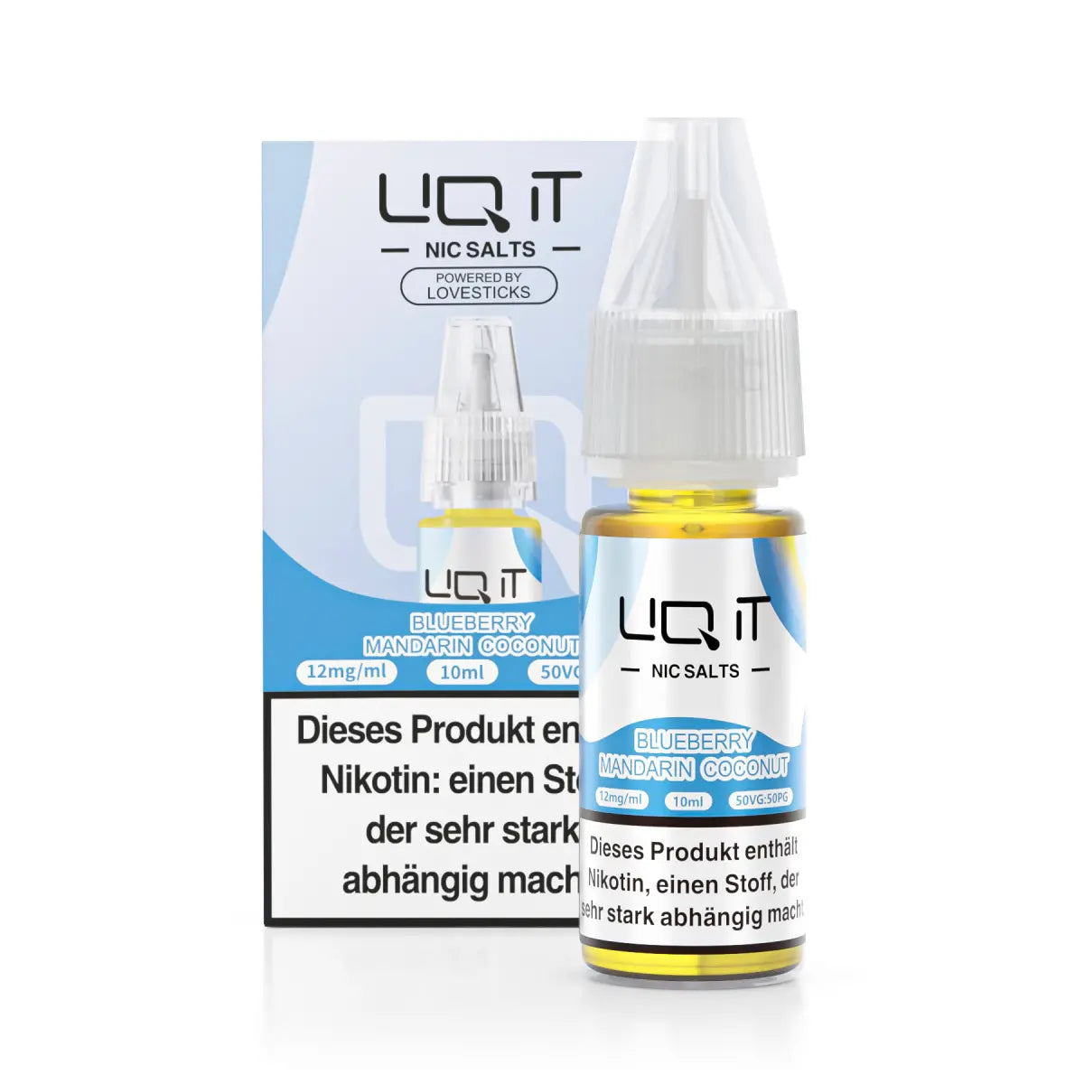 Lovesticks LIQ IT 10ml - 0mg Nikotin - Blueberry Mandarin Coconut