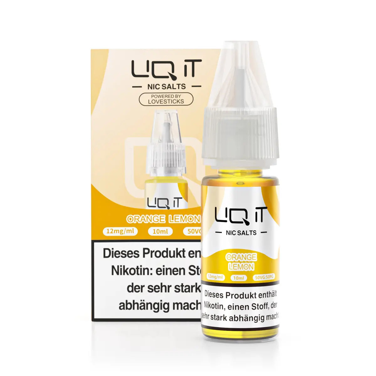 Lovesticks LIQ IT 10ml - 0mg Nikotin - Orange Lemon