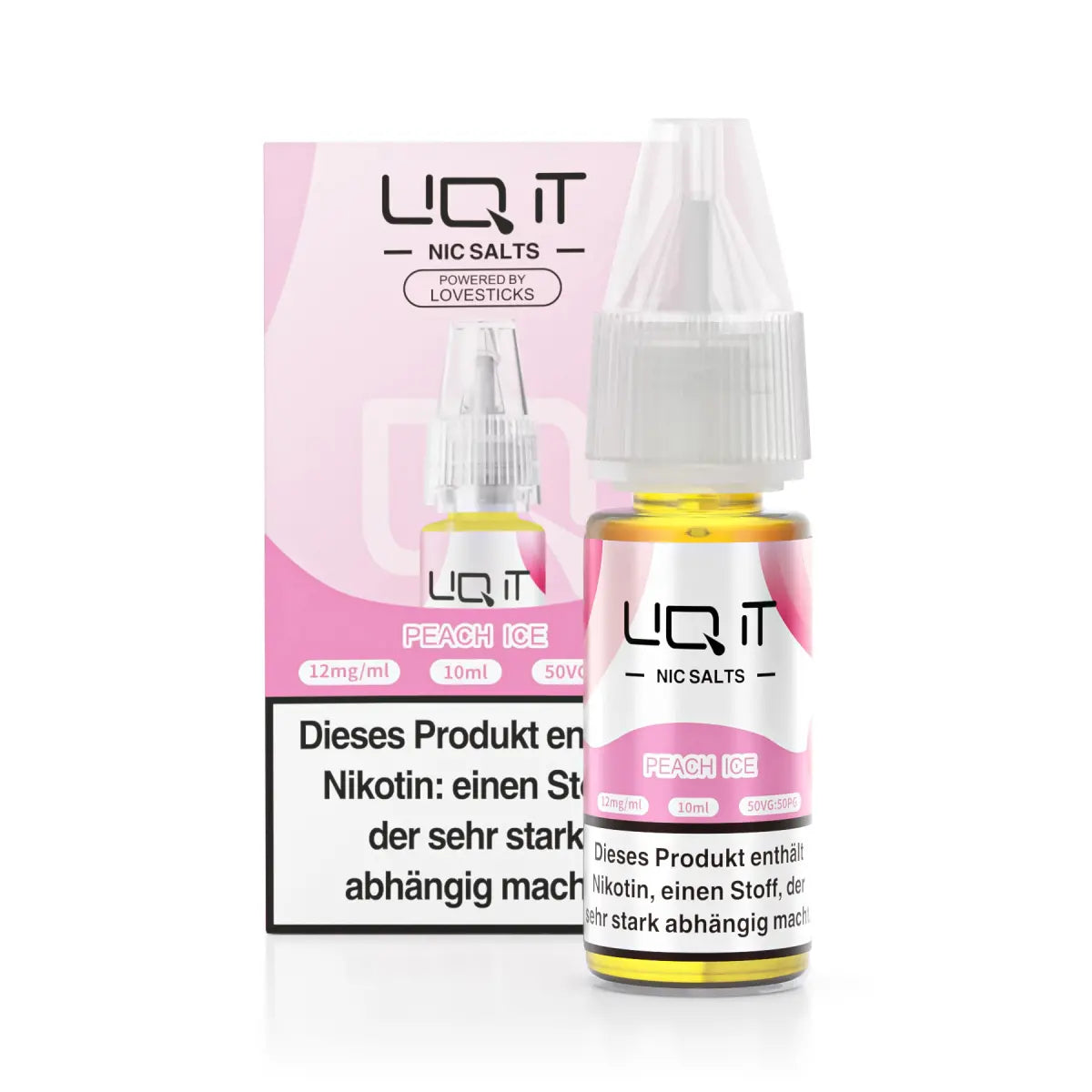 Lovesticks LIQ IT 10ml - 0mg Nikotin - Peach Ice