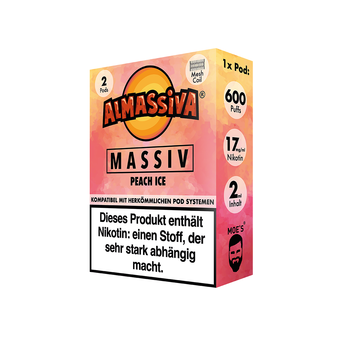 Al Massiva Prefilled Pod Big M 17mg Nikotin