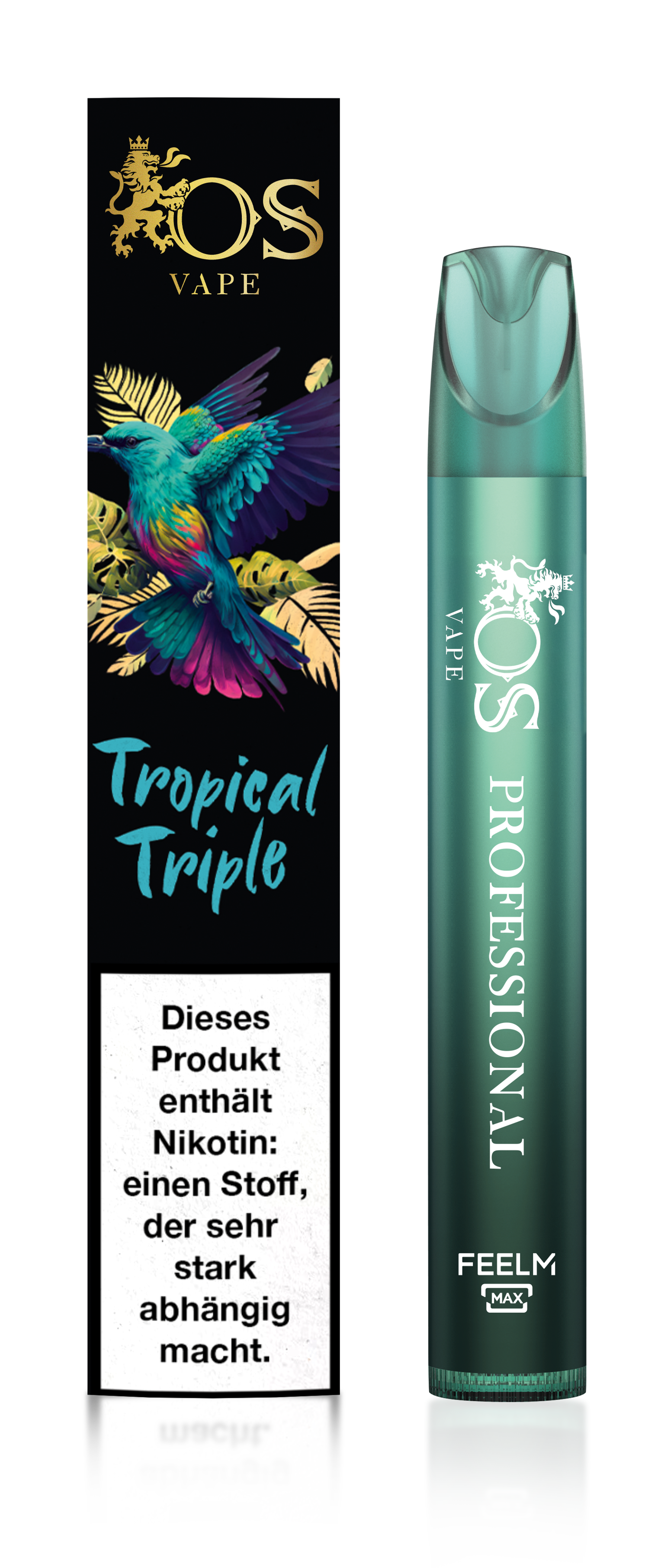 E-Zigarette OS Tropical Triple 20mg Nikotin 750