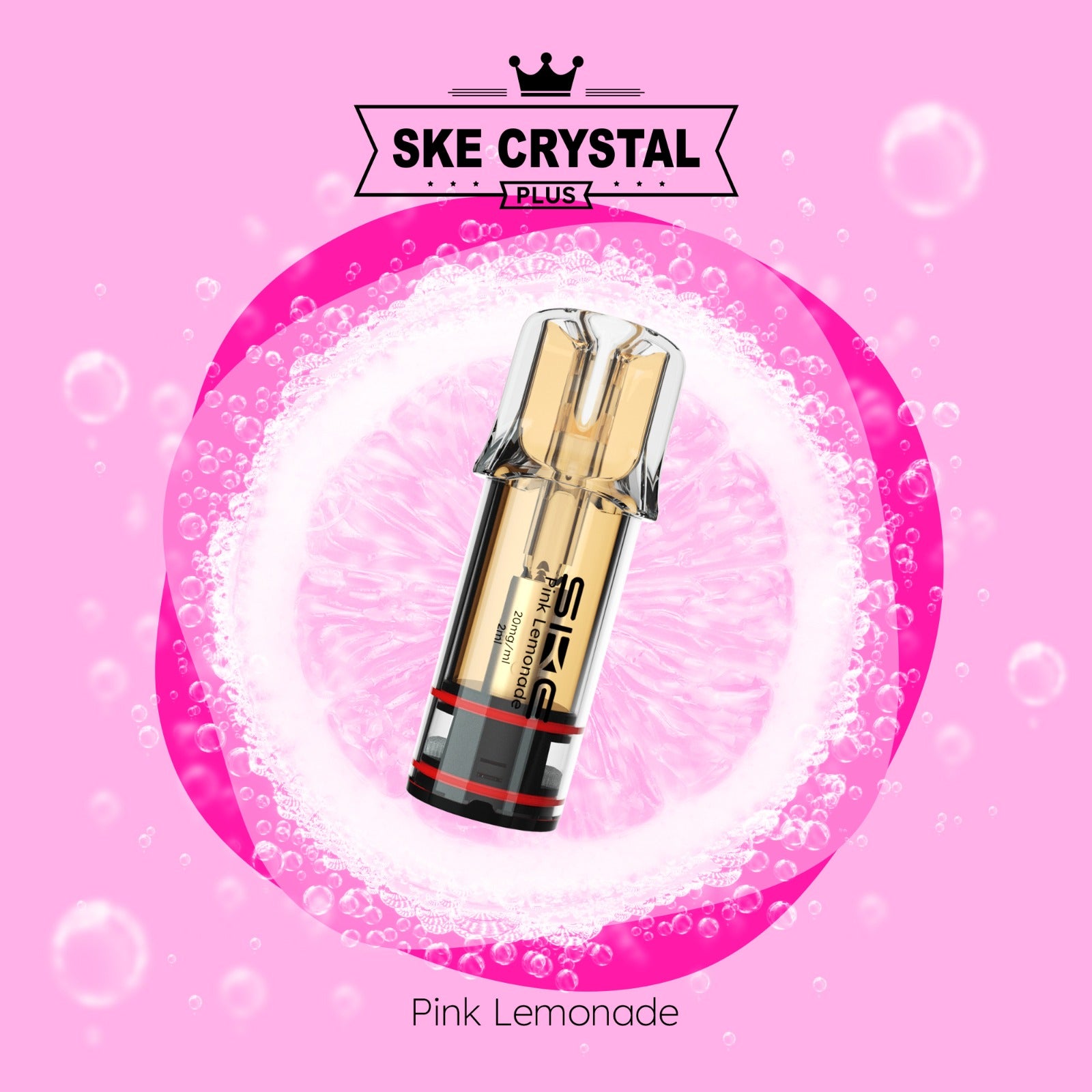 SKE Crystal PLUS Pod Pink Lemonade 20mg Nikotin 600