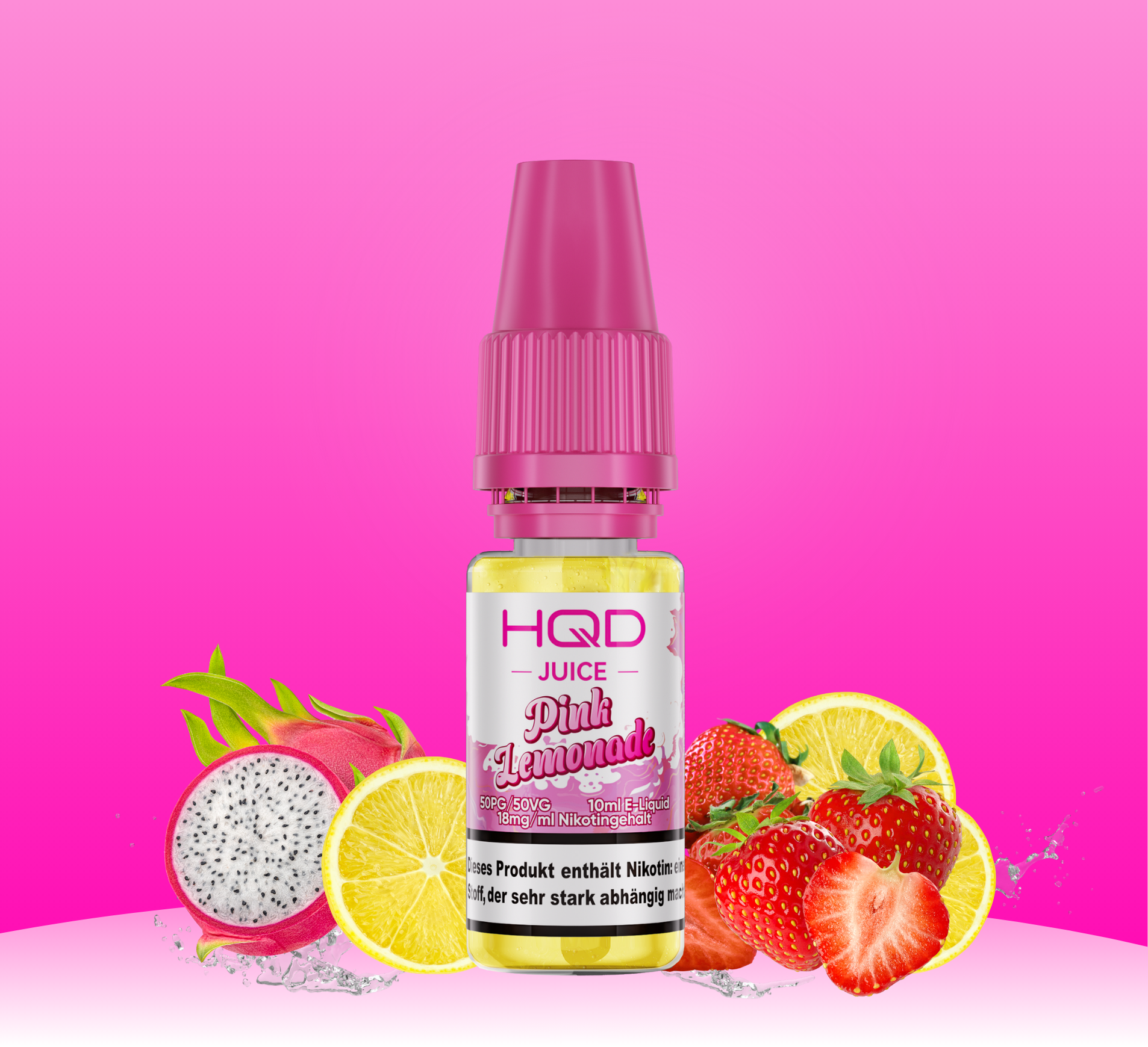 HQD Juice Pink Lemonade 10ml Liquid 18mg Nikotin