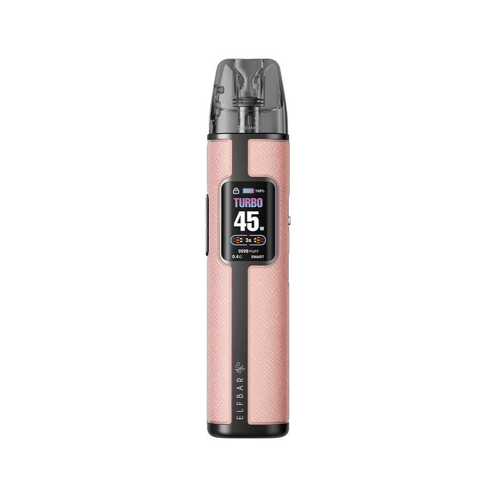 Elfbar ELFX PRO Classic Edition Refillable Dual Mesh Pod Kit PINK 1×2 (0.6O/ 0.8O)