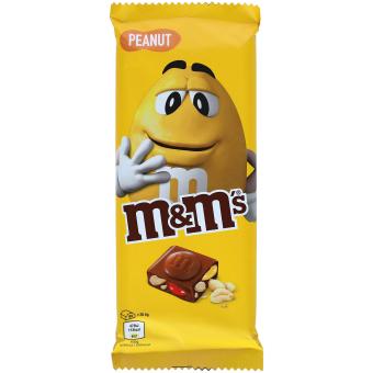 M&M's Peanut Tafelschokolade 165g 16er (mhd. 15/04/2024)