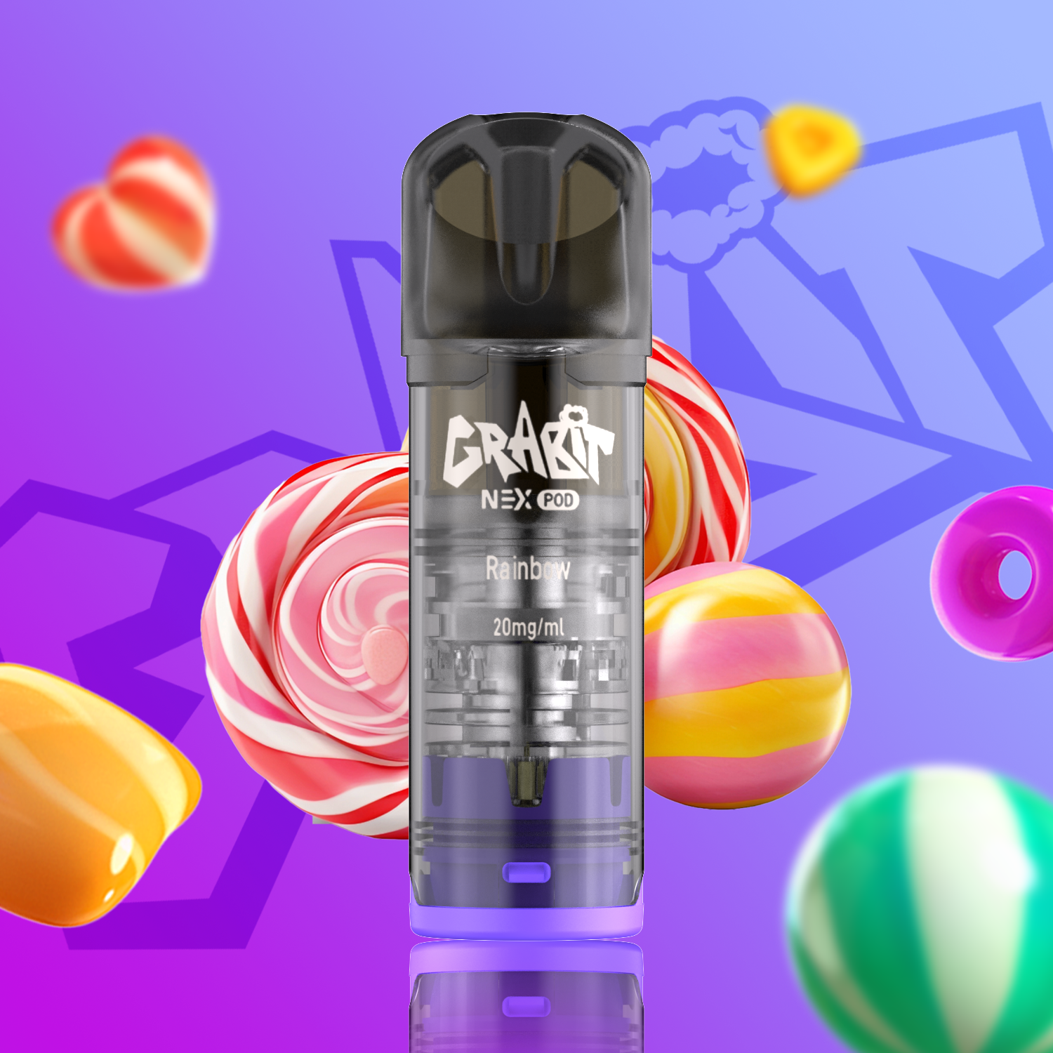 Grabit Nex Pod Rainbow 20mg Nikotin 800
