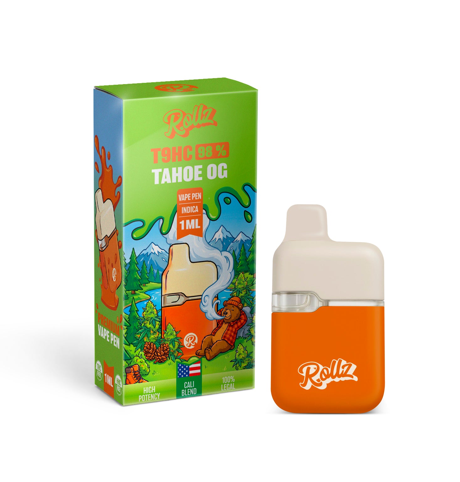 ROLLZ T9HC 98% Vape Tahoe OG 1ml
