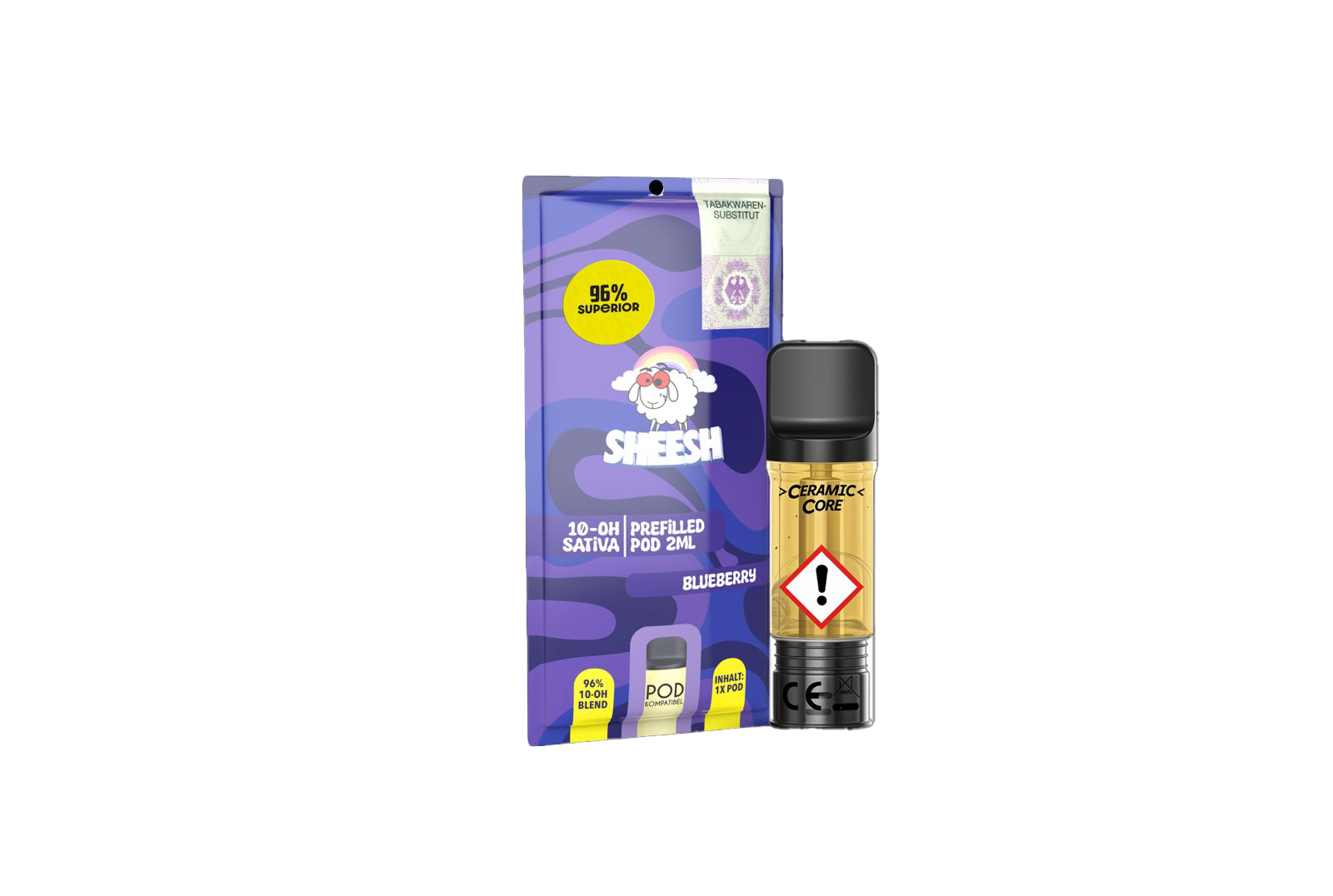 SHEESH - H2 Superior Pod - Blueberry - 2ml