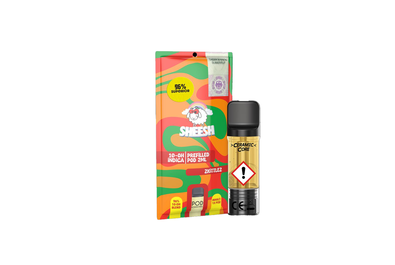 SHEESH - H2 Superior Pod - Zkittlez - 2ml