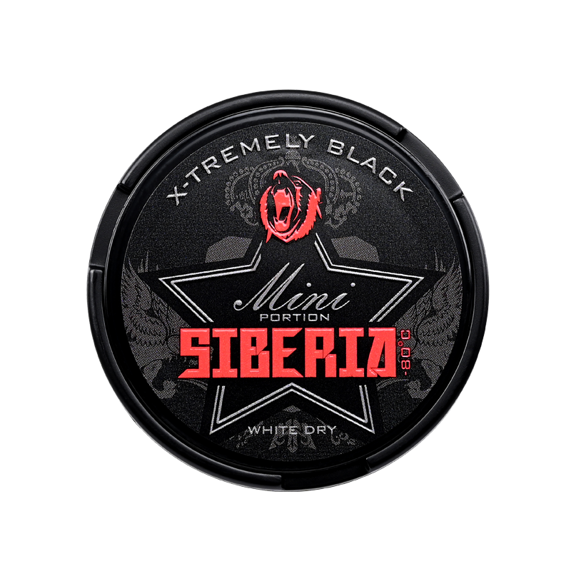 Siberia White Dry Black Mini Kautabak