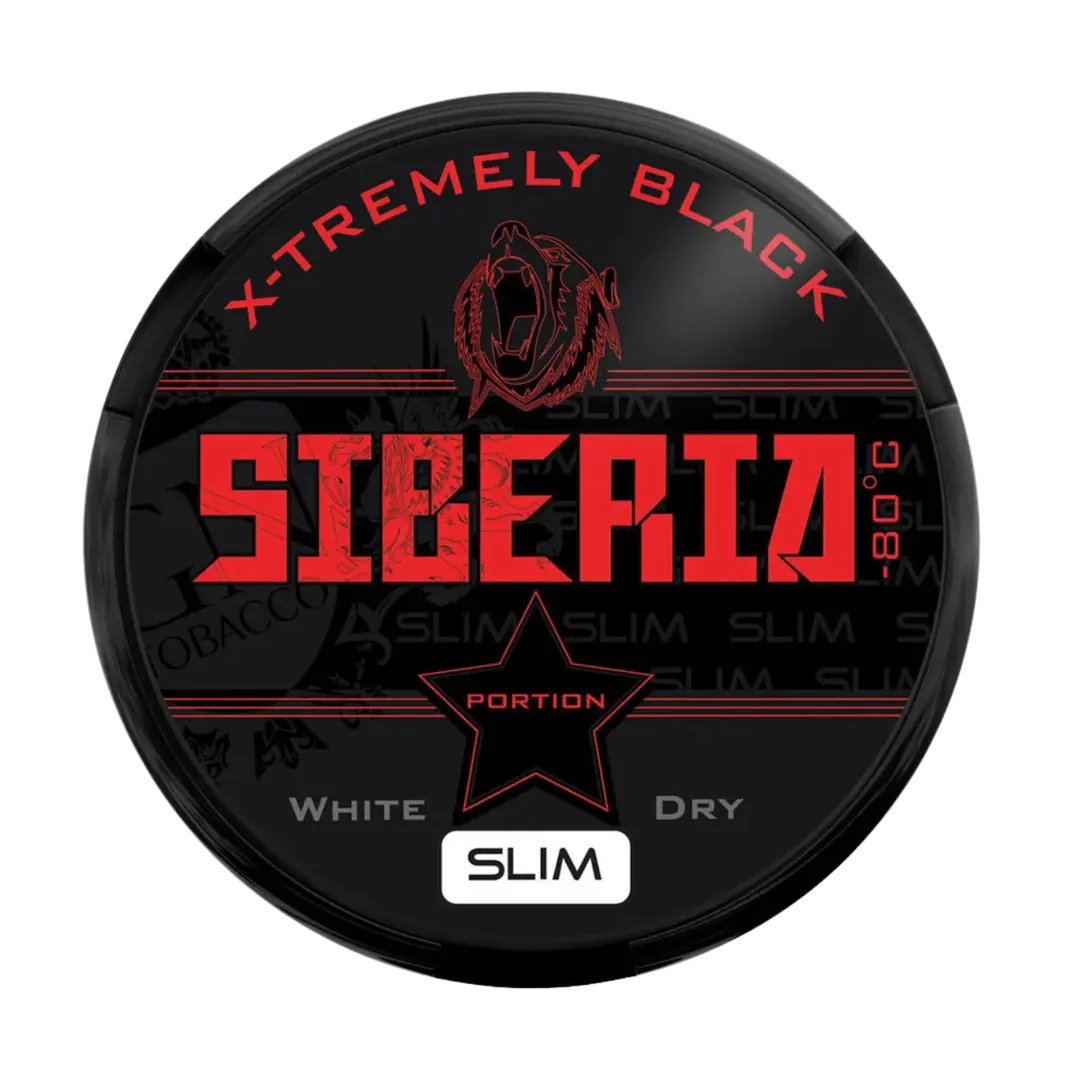 Siberia White Dry Black Slim Kautabak
