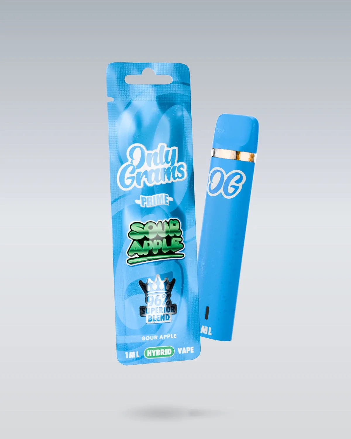 OnlyGrams Superior Vape 96% 1ml Sour Apple