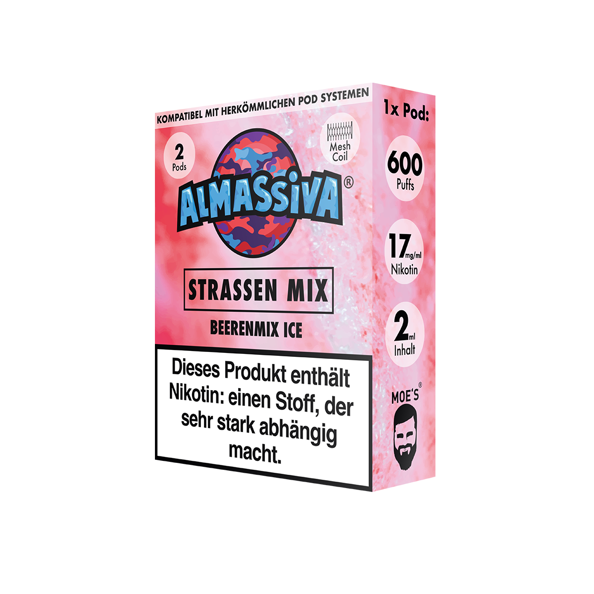 Al Massiva Prefilled Pod Strassen Mix 17mg Nikotin