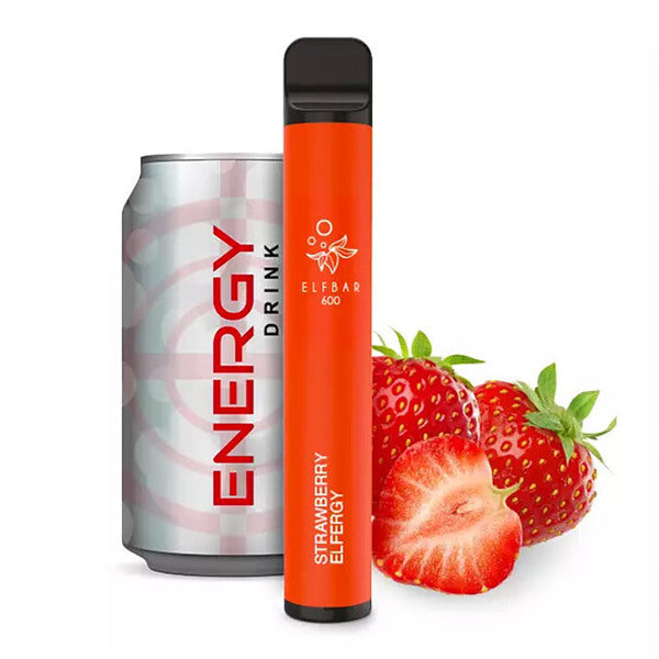 E-Zigarette Elf Bar Elfergy Strawberry 0mg Nikotin  600