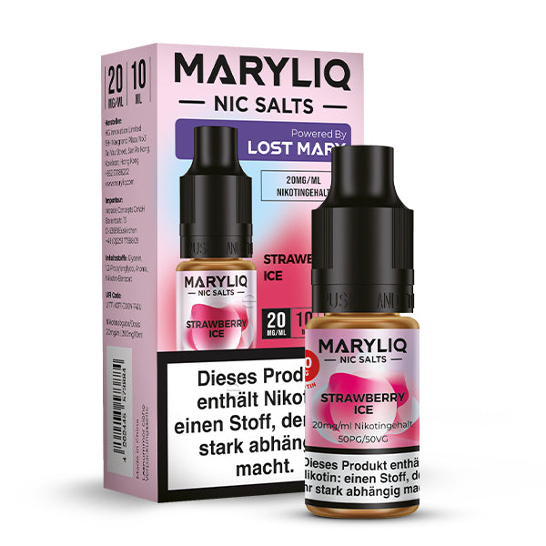 Lost Mary 10ml Liquid 20mg Nikotinsalz Maryliq Strawberry Ice