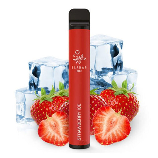 E-Zigarette Elf Bar Strawberry Ice 0mg Nikotin  600