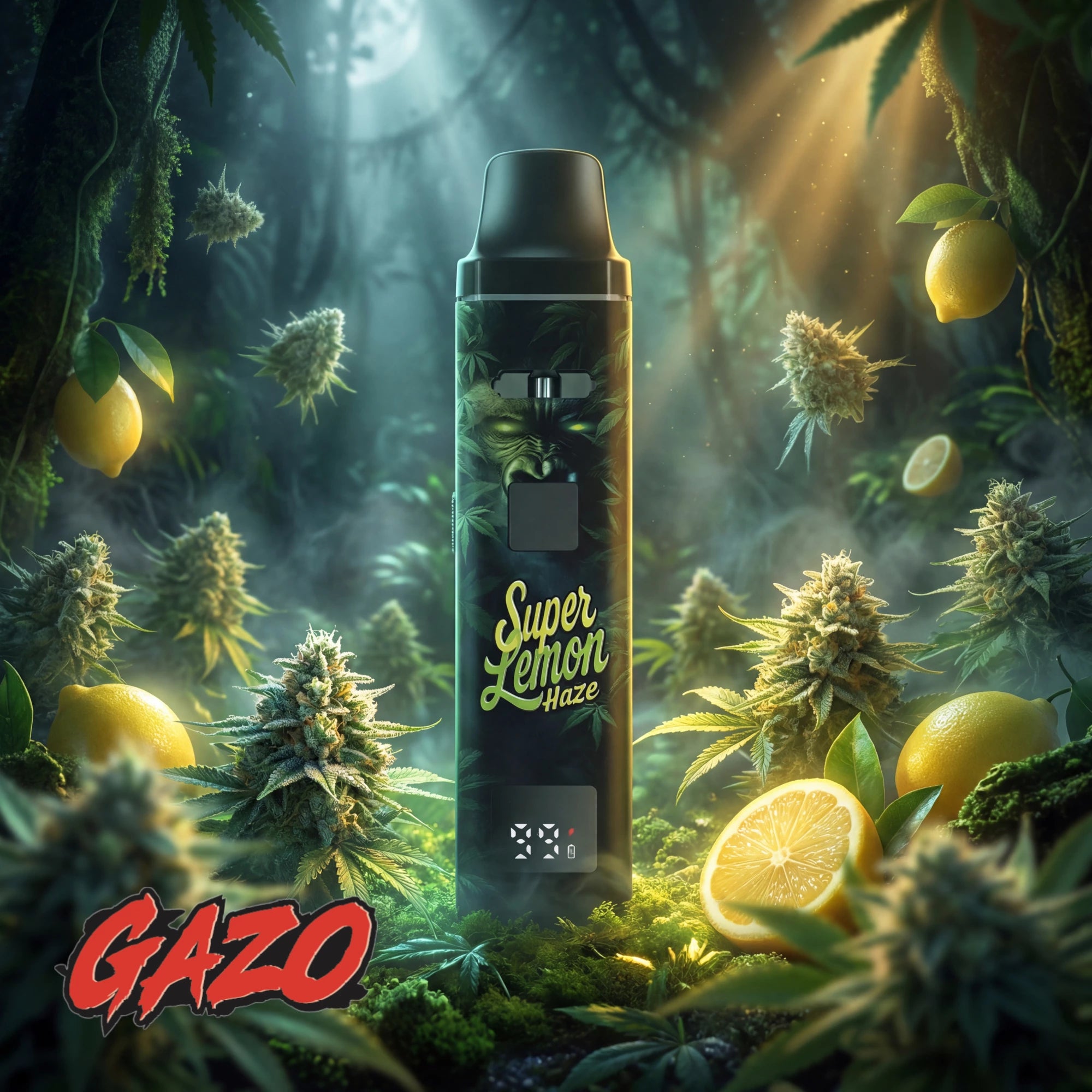 GAZO VAPE – H3BTA „Super Lemon“ (Lemon Haze) – 1ml CRD