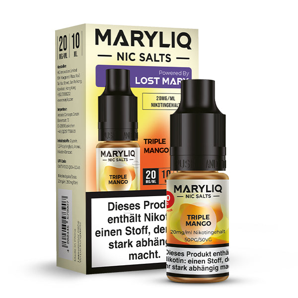 Lost Mary 10ml Liquid 20mg Nikotinsalz Maryliq Triple Mango