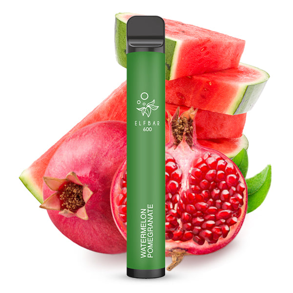 E-Zigarette Elf Bar Watermelon Pomegrenate 20mg Nikotin 600