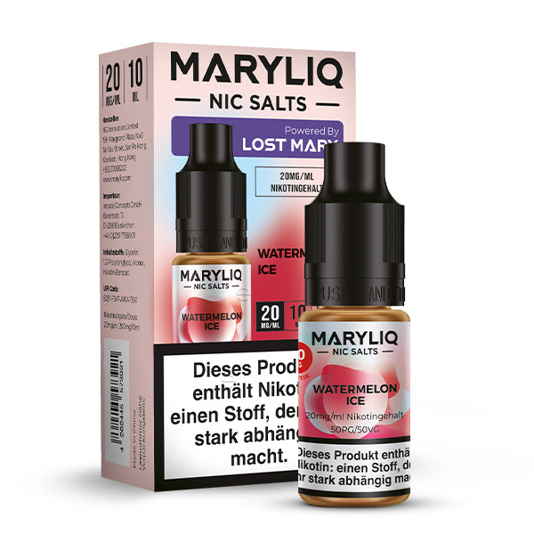 Lost Mary 10ml Liquid 20mg Nikotinsalz Maryliq Watermelon Ice