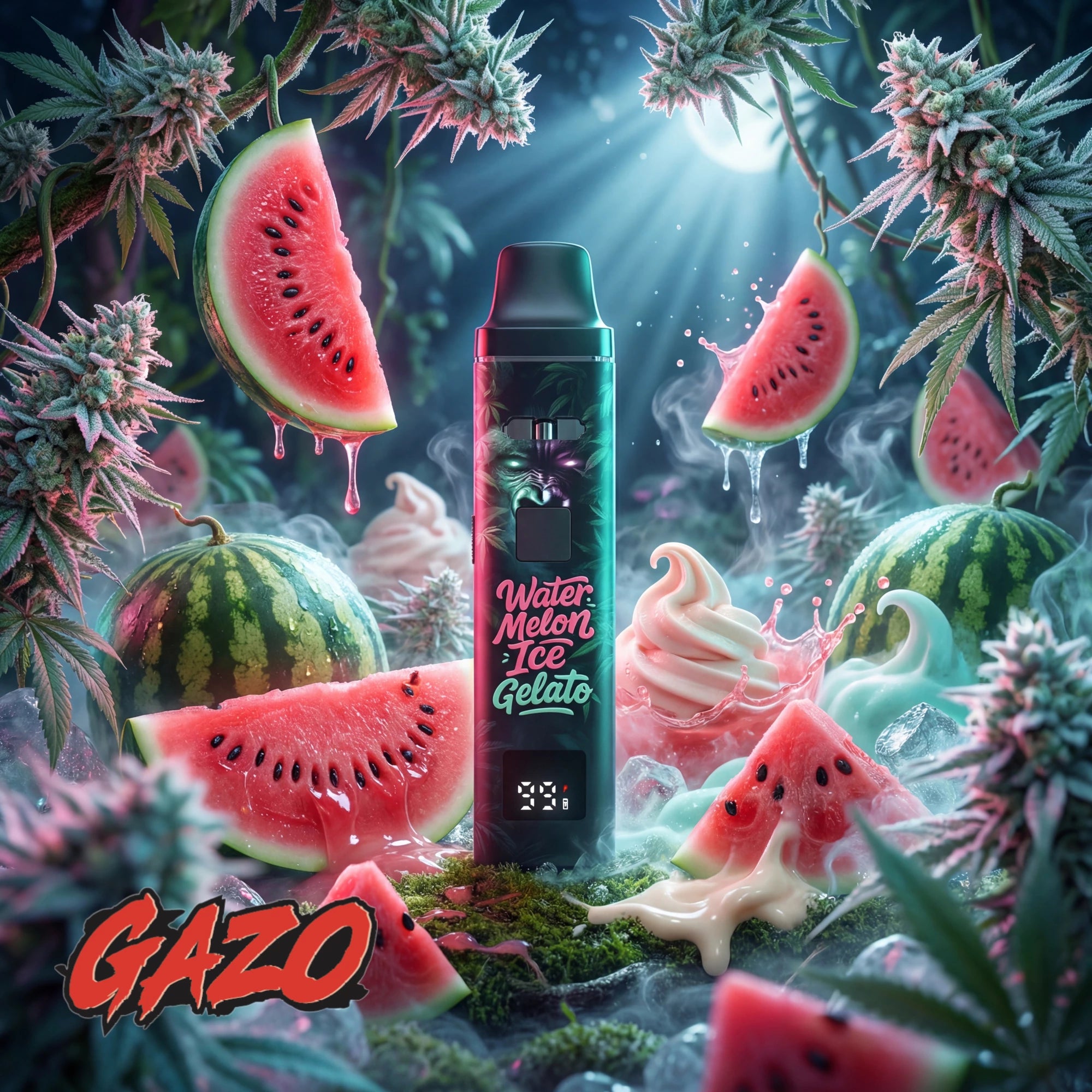 GAZO VAPE – H3BTA „Watermelon Ice“ (Watermelon Ice) – 1ml CRD